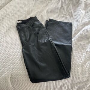 Abercrombie Leather Pants